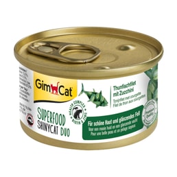 GimCat Superfood ShinyCat Duo Thunfischfilet mit Zucchini