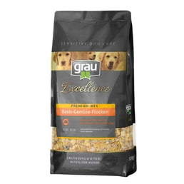 Grau Excellence Hunde-Trockenfutter Premium-Mix Basis-Gemüse-Flocken
