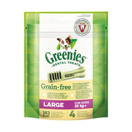 Greenies Grain Free Large Zahnpflegesnacks für Hunde über 23kg - 170g