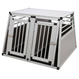 Kerbl Alu-Transportbox zweitürig 92 x 97 x 68 cm | B-Ware