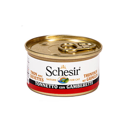 Schesir Katzenfutter in Gelee Thunfisch mit Garnelen