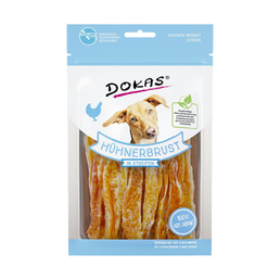 Dokas Hundesnack Hühnerbrust in Streifen