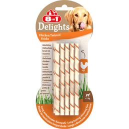 8in1 Hundesnack Delights Chicken Twisted Sticks