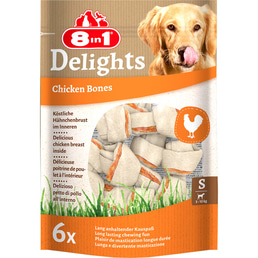 8in1 Delights Kauknochen Huhn im Beutel