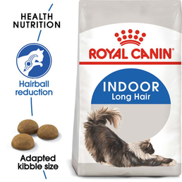 ROYAL CANIN INDOOR Longhair Trockenfutter für Wohnungskatzen mit langem Fell