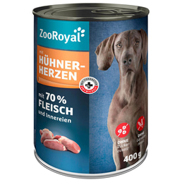 ZooRoyal mit Hühnerherzen