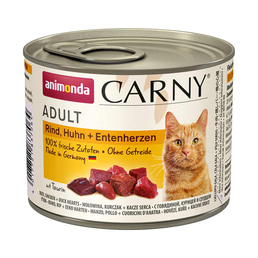 animonda Carny Adult Rind, Huhn und Entenherz