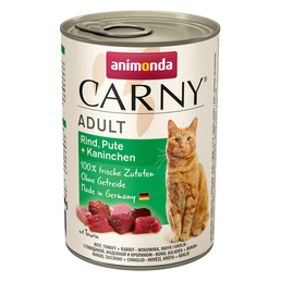 Animonda Katzenfutter Carny Adult Rind, Pute &amp; Kaninchen