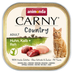 animonda Carny Adult Country Huhn, Kalb + Reh