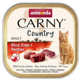 animonda Carny Adult Country Rind, Ente + Rentier