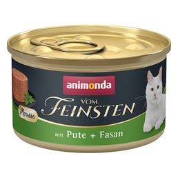 animonda vom Feinsten Mousse mit Pute + Fasan