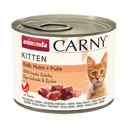 animonda Carny Kitten Kalb, Huhn + Pute