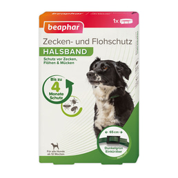 beaphar Zecken- und Flohschutz Halsband für Hunde 65cm