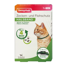 beaphar Zecken- und Flohschutz Halsband für Katzen 35cm