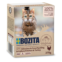 Bozita Tetra Häppchen in Soße mit Hühnchen &amp; Pute