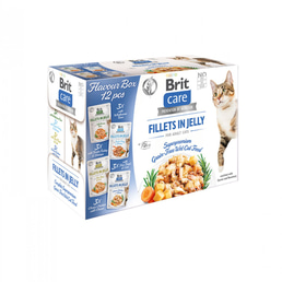 Brit Care Cat Flavour box-Fillet in Jelly