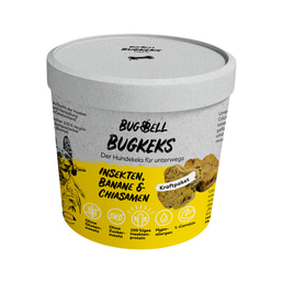 BugKeks Adult gelb Banane &amp; Chiasamen