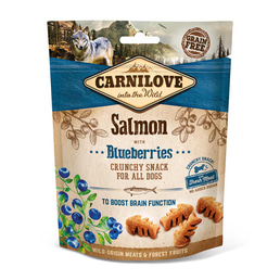 Carnilove Dog - Crunchy Snack - Salmon with Blueberries 200g