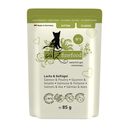 catz finefood Kitten No.05 Lachs &amp; Geflügel