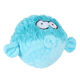 Coockoo Kugelfisch Gary Squeaker Ball blau 12cm