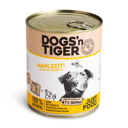 Dogs'n Tiger Mahlzeit! Nassfutter Huhn mit Karotte