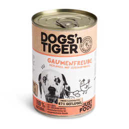 Dogs'n Tiger Gaumenfreude Nassfutter Geflügel mit Süßkartoffel