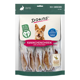 Dokas Kaninchenohren mit Fell getrocknet
