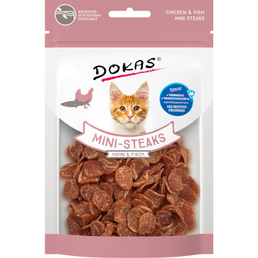 Dokas Mini-Steaks Huhn &amp; Fisch