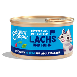 Edgard &amp; Cooper Stückchen in Soße Lachs und Huhn