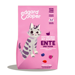 Edgard &amp; Cooper Trockenfutter Kitten Ente und Huhn 2kg