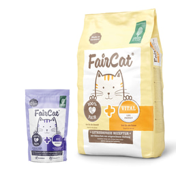 FairCat Vital 7,5kg + FairCat Fit 6x85g gratis