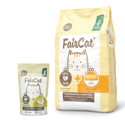 FairCat Vital 7,5kg + FairCat Balance 6x85g gratis