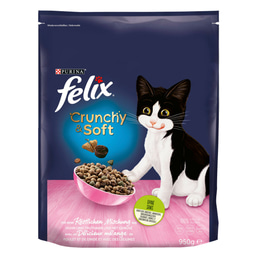 FELIX Crunchy &amp; Soft Junior Huhn &amp; Truthahn