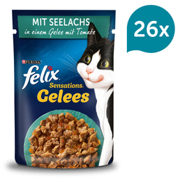 FELIX Sensations Gelees mit Seelachs &amp; Tomate