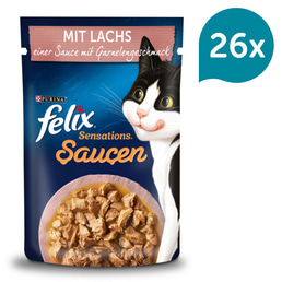 FELIX Sensations Saucen mit Lachs &amp; Garnelengeschmack