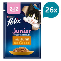 FELIX So gut wie es aussieht in Gelee Junior mit Huhn