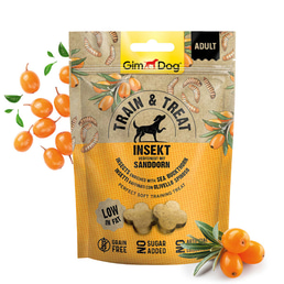 GimDog Train &amp; Treat mit Insekt und Sanddorn