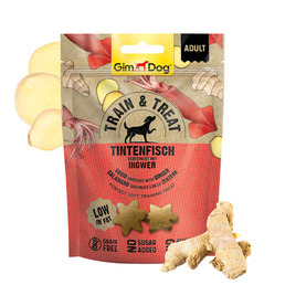 GimDog Train &amp; Treat mit Tintenfisch und Ingwer