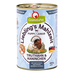 GranataPet Liebling's Mahlzeit Junior Truthahn und Kaninchen