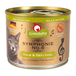 GranataPet Symphonie No. 6 Kalb &amp; Geflügel 6x200g