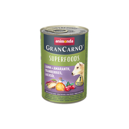 animonda GranCarno superfoods Lamm + Amarant + Cranberry + Lachsöl
