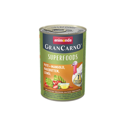 animonda GranCarno superfoods Pute + Mangold + Hagebutte + Leinöl