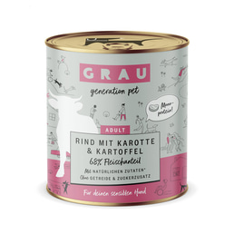 GRAU Rind mit Karotte &amp; Kartoffel