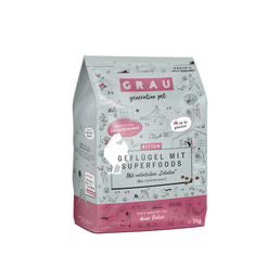 Grau Katze Kitten Geflügel mit Superfoods