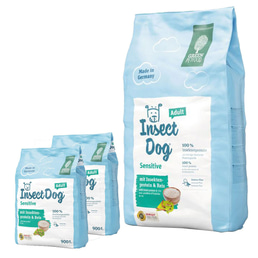 Green Petfood InsectDog sensitive 10kg + 2x900g gratis
