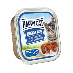 Happy Cat Minkas Duo Rind und Wildlachs