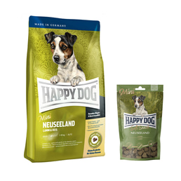 Happy Dog Mini Neuseeland 4 kg + SoftSnack Mini Neuseeland 100g