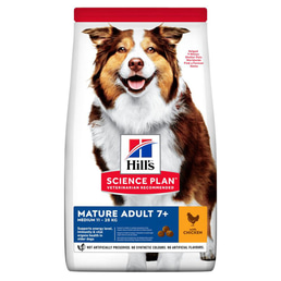 Hill's Science Plan Hund Medium Mature Adult 7+ Huhn 14kg
