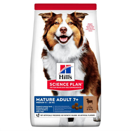 Hill's Science Plan Hund Medium Mature Adult 7+ Lamm &amp; Reis 14kg