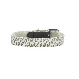 Hunter Halsband Convenience Reflect Glow weiß Leopard